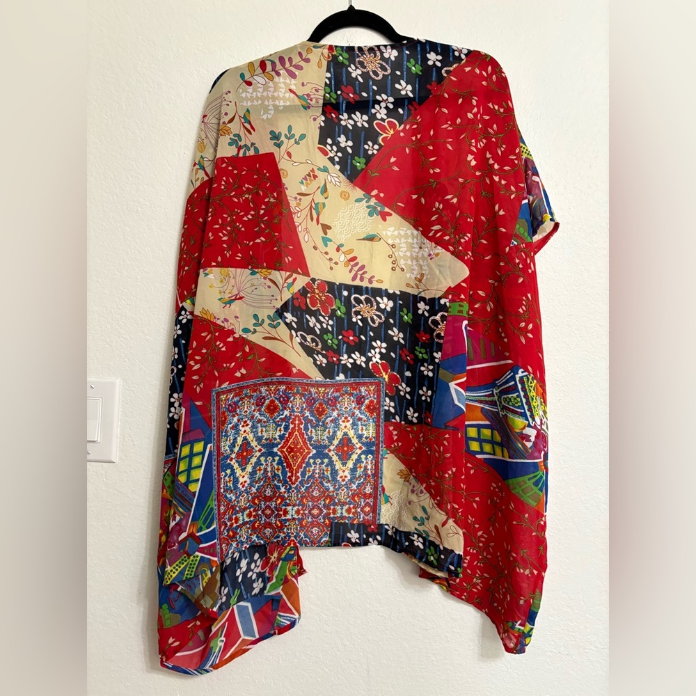 Colorful Patchwork Kimono - image 3